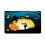 Halloween gulvmåtte Kranie og blodaftryk 1