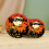 Halloween-spöke- och pumpaslott Pappersmugg och bricka Set 1