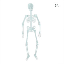 Svítící halloweenská dekorace kostlivec, 90 cm nebo 1,5 m