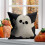 Capas de almofada de Halloween em linho com abóbora e fantasma, 45x45 cm (18x18 polegadas) 2