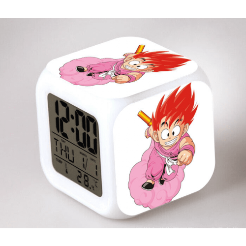 Ceas deșteptător digital pentru copii cu model Dragon Ball