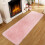 Haperlare shag runner rug 2 ft x 6 ft pink 1