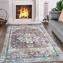 Haperlare Persian medallion area rug 4x6 ft