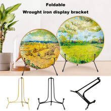 Soporte de placa metálica para exhibición de mesa – Paquete de 1 o 3