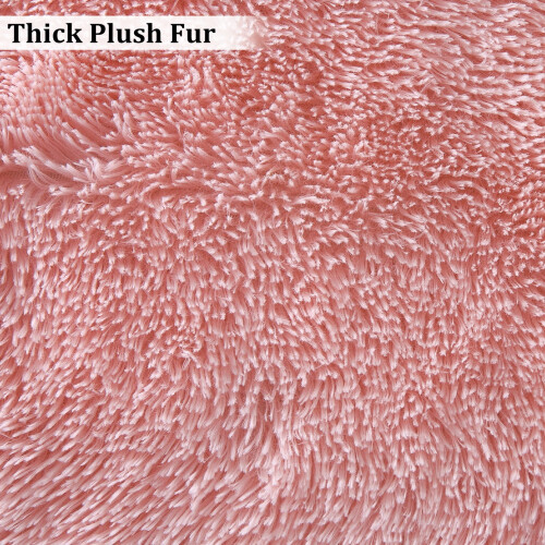 Haperlare shag runner rug 2 ft x 6 ft pink 2