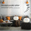 HBASD pumpkin throw pillow 3D Halloween decor white 28 cm 4