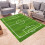 Voetbal sportmat van polyester, antislip, rechthoekig 3