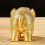 Gold Elephant Statue for Good Luck and Wealth Small 2