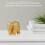 Gold Elephant Statue for Good Luck and Wealth Small 5