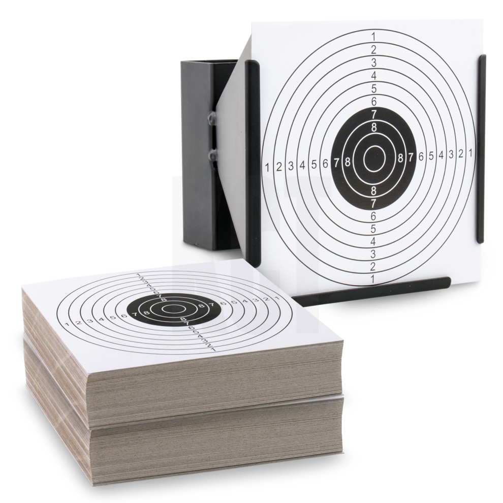 Kct 14Cm Shooting Funnel Target Holder Pellet Catcher + 200 Targets