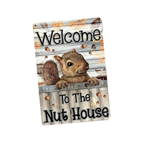 Iron Welcome Sign Decorative Plaque for Home Decoration-489