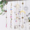 Metallic Star Moon Sun Wind Chime Home Decor 1 Piece 2