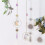 Metallic Star Moon Sun Wind Chime Home Decor 1 Piece 4
