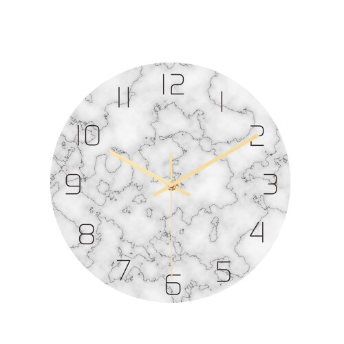 Creative Pattern Stone Wall Clock Acrylic 12-inch 1