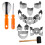 Hengsof Halloween pumpkin carving set stainless steel 4