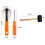 Hengsof Halloween pumpkin carving set stainless steel 5