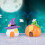 Halloween Keyring Ornament Pumpkin Shape Small 4