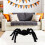 Halloween Plysj Edderkoppdekorasjon 150 cm 5