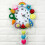 Kit ceas de perete DIY cu animale 3D 4