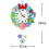 Kit ceas de perete DIY cu animale 3D 5