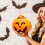 Halloween plastic pumpkin bucket reusable 1 piece 6