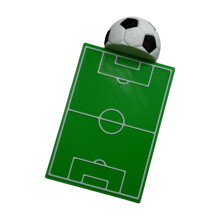 Miniatur-3D-Fußball-Lesezeichen, pflanzliche Basismaterialien,