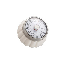 Mechanischer Countdown-Küchentimer mit Metallwerk und-Weiß
