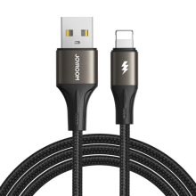 Joyroom SA25-AL3 Light-Speed Series 3A Fast Charging Data Cable (USB-A to Lightning) 3m Black