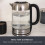 Hamilton Beach Hamilton Beach, Electric Kettle, Glass, 1.7L, Liberty, HBS5803 10