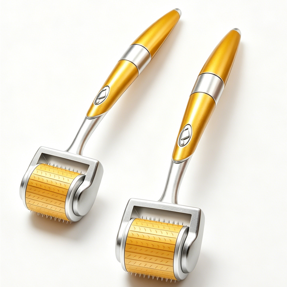 Goplushtoy 192 Titanium Microneedle Roller Home Use For Delicate Eye Lip Contour Gentle Beauty Device 3Pcs