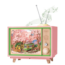 Rolife Sakura Dreamy Tour DIY Wooden Music Box