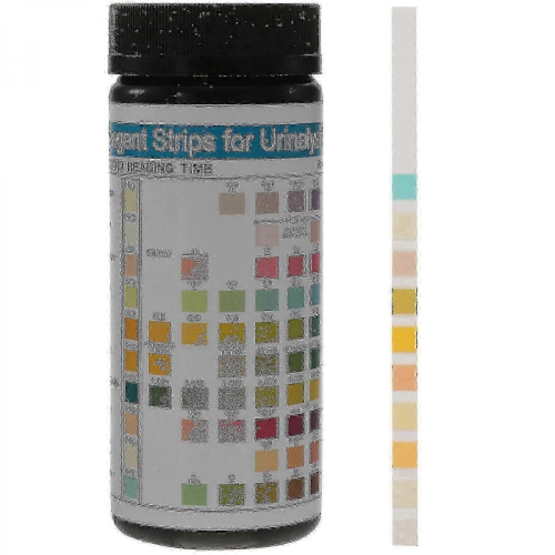 100 Pcs Urine Ph Test Strips - Urinalysis Protein Testing Strips 12-29 2