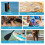 ELECWISH Large 11FT Stand Up Paddle Board Inflatable SUP Surfboard Pump Paddle 11