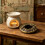Candle Jar Lid Candle Accessories-brushed silver pinecone 3