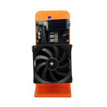 NerdMiner for NERDQAXE++ for Bitaxe 4.8T BTC Solo Miner 4.8T-5TH/S 75W for NERDQAXE 4.8 BM1370 Chips for NERDQAXE AU Plug