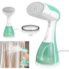 DAYPLUS Kledingstomer, Draagbaar Strijkijzer 2500W 300ML Snel Opwarmende Handzame Kledingstomer - Groen