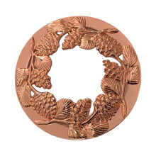 Candle Cover Toppers Scented Candle Cover Lid-rose red pinecone