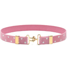 Flexible Kids Belt for Horse Ride Activity-light pink heart sha