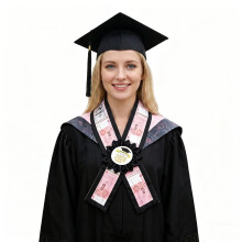 Colorful Graduate Money Necklace Ribbon Adjustable Polyester-C