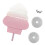 Bird Perch Toy For Large Medium Small Parrots To Exercise-Pink 1