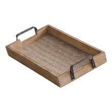 Bucolic Farmhouse Serving Tray Large Size For Cups Fruits And