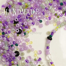 (10#) 50g Assorted Glass Seed Beads Loose Beads for DIY Handmade Necklace Bracelet