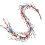 Faux Plastic Berries Branch Independence Day-Dusted Star Rattan 1