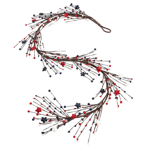Star Artificial Berries Branch Plastic Decorative-Bright Star.