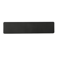 Tapis de robinet de cuisine long de 76 cm avec conception à-Noir