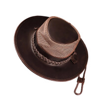 PU Leather Western Hat Breathable and Adjustable-3043 horse BN