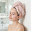 Turban à séchage rapide avec microfibre-gris sans boucle 2