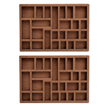 Stylish Wood Storage Rack Organizers For Crystal Display And-B