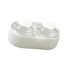 Double Round Ice Ball Maker Silicone Molds Ice Tray For-White