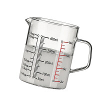 Tasse à mesurer en verre à poignée ergonomique produite pour-3